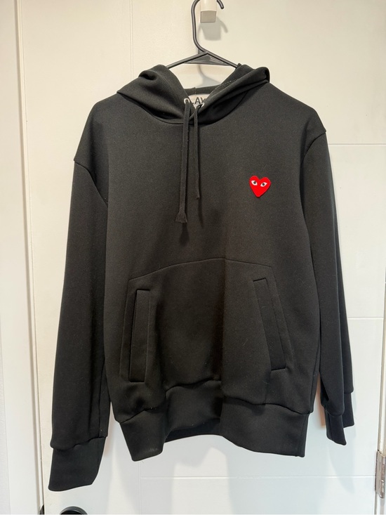Comme des Garcons Other - 100% Authentic Comme des Garçons PLAY Black Hoodie Red Heart Logo Sz M
